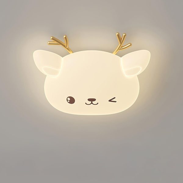 cartoon deer ceiling lamp