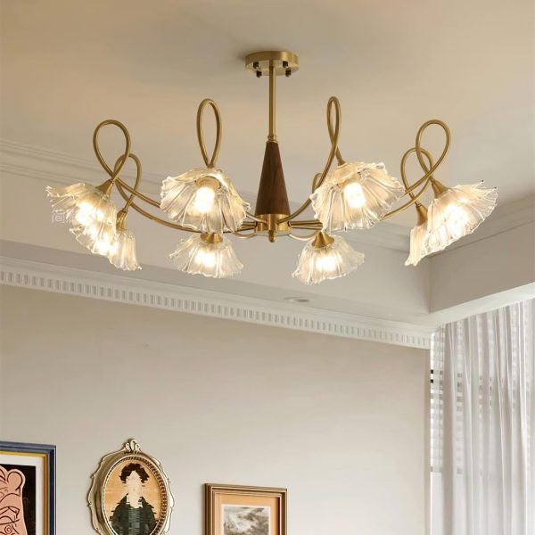 century lotus leaf chandelier