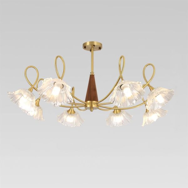 century lotus leaf chandelier