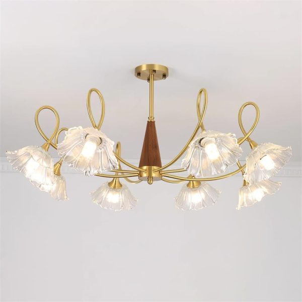 century lotus leaf chandelier