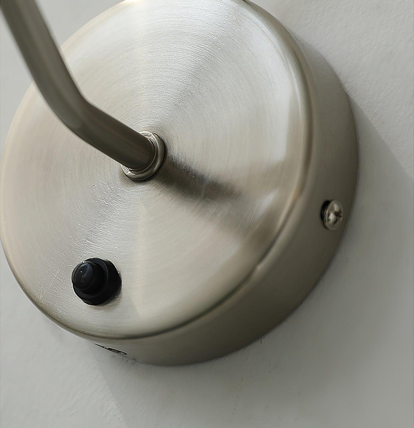 ceramic ribbed wall light