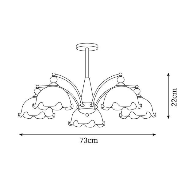 claudia flowers chandelier