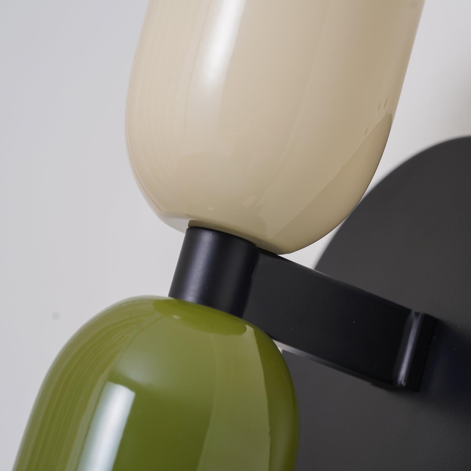 couleur double head wall lamp