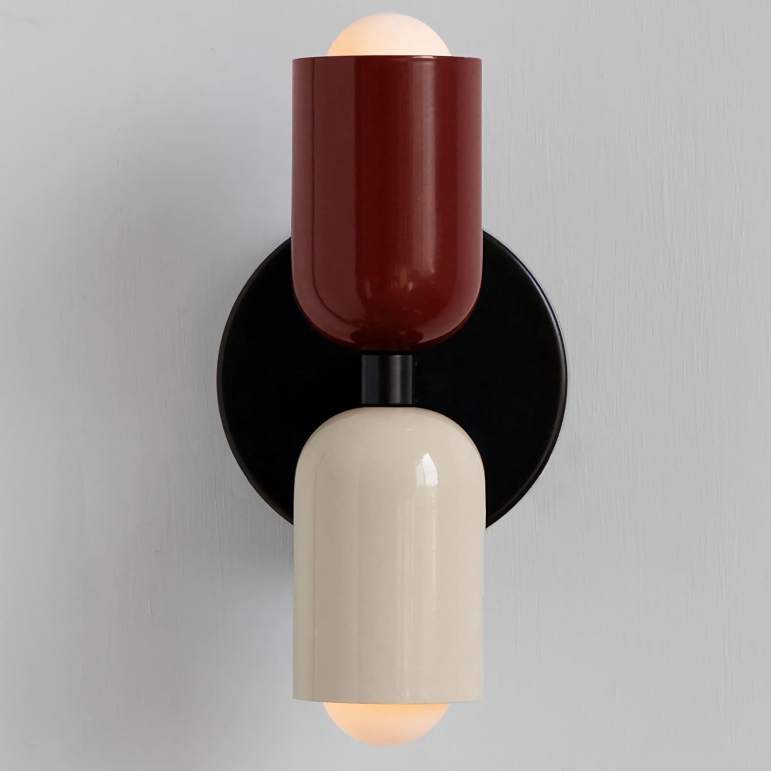 couleur double head wall lamp