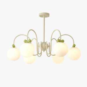 cream cherry chandelier
