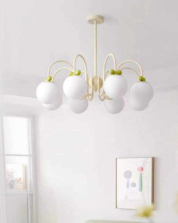 cream cherry chandelier