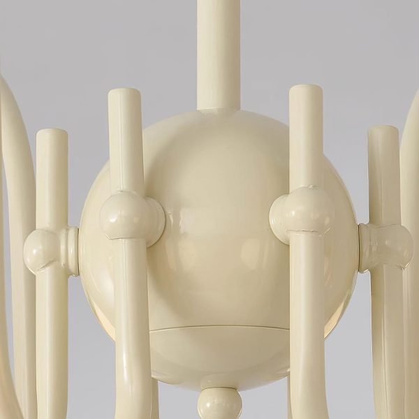 cream cherry chandelier