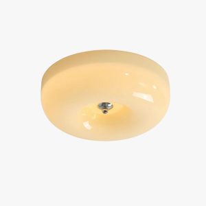 cream pudding ceiling lamp