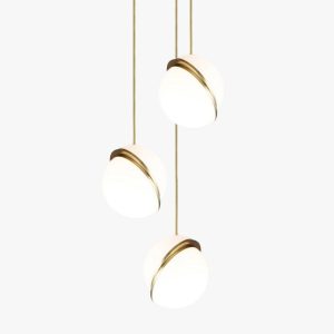 crescent pendant lamp