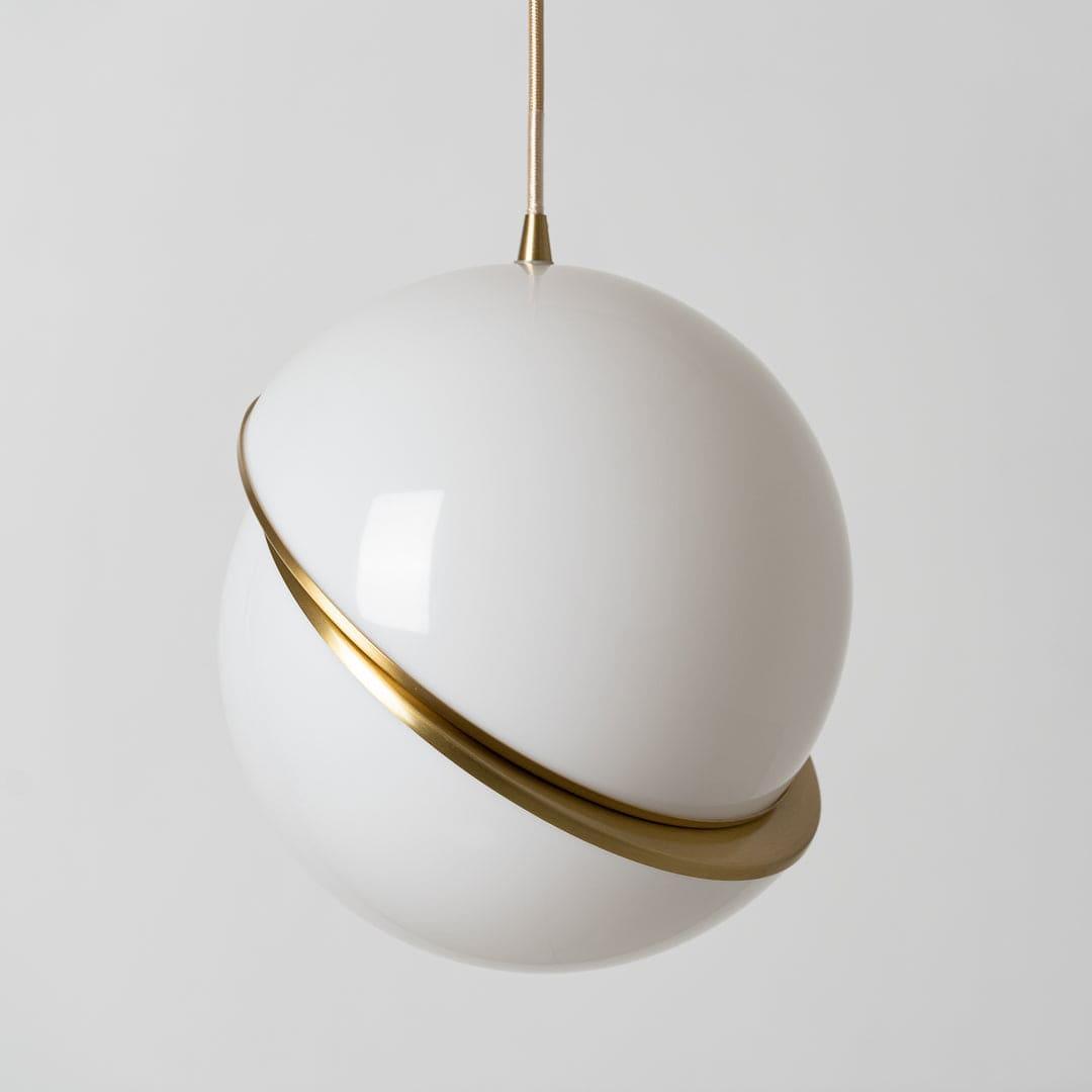 crescent pendant lamp