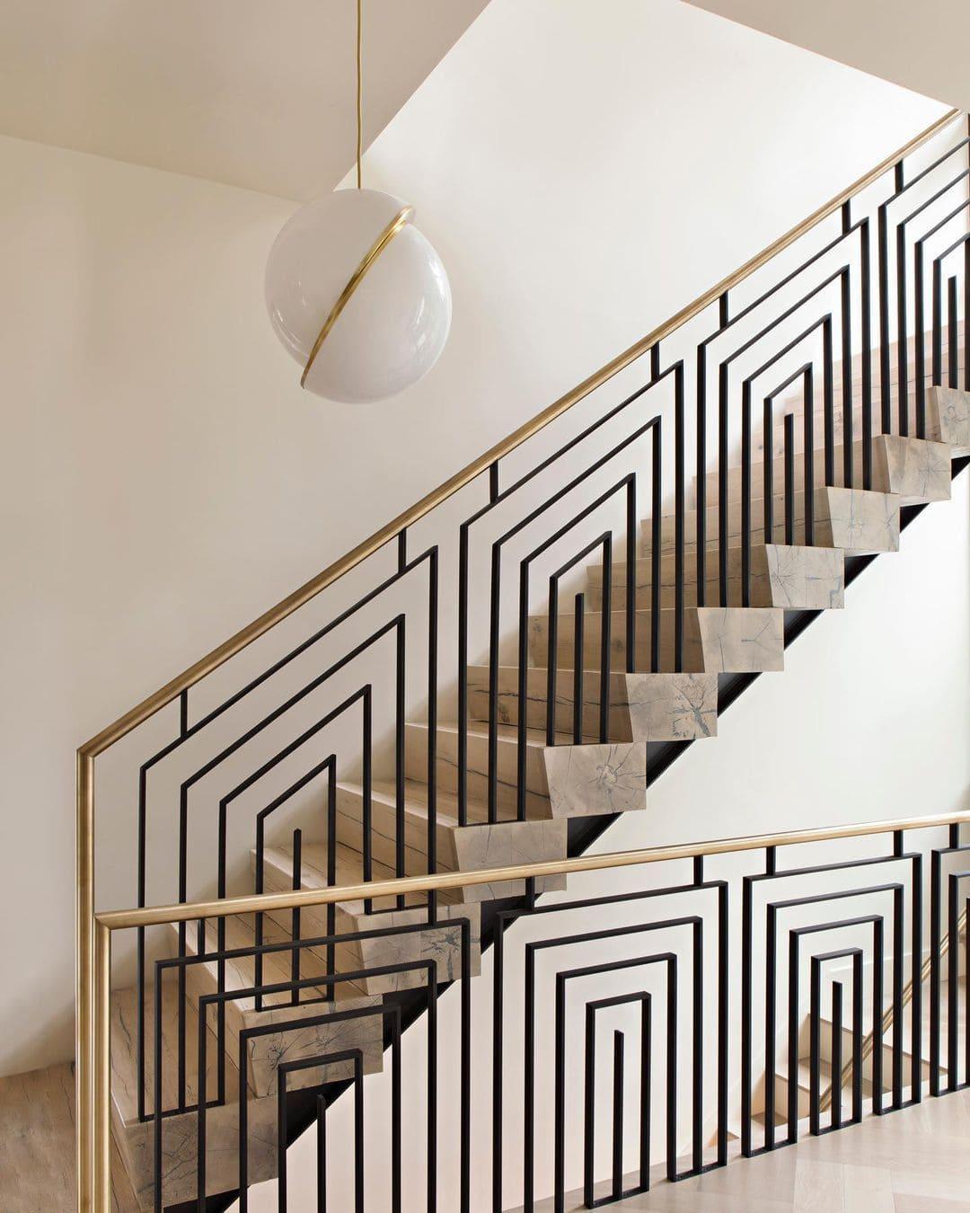 crescent pendant lamp