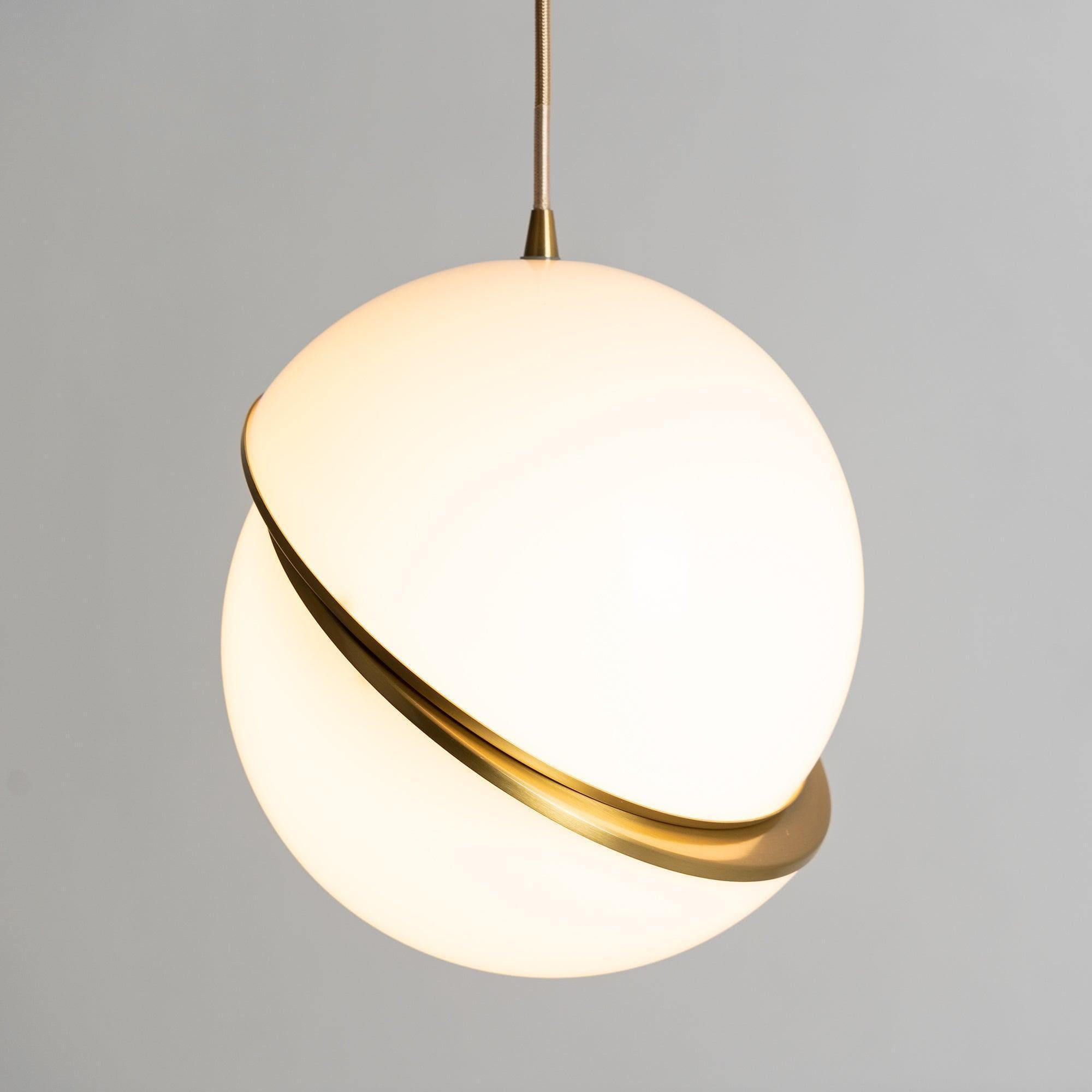 crescent pendant lamp