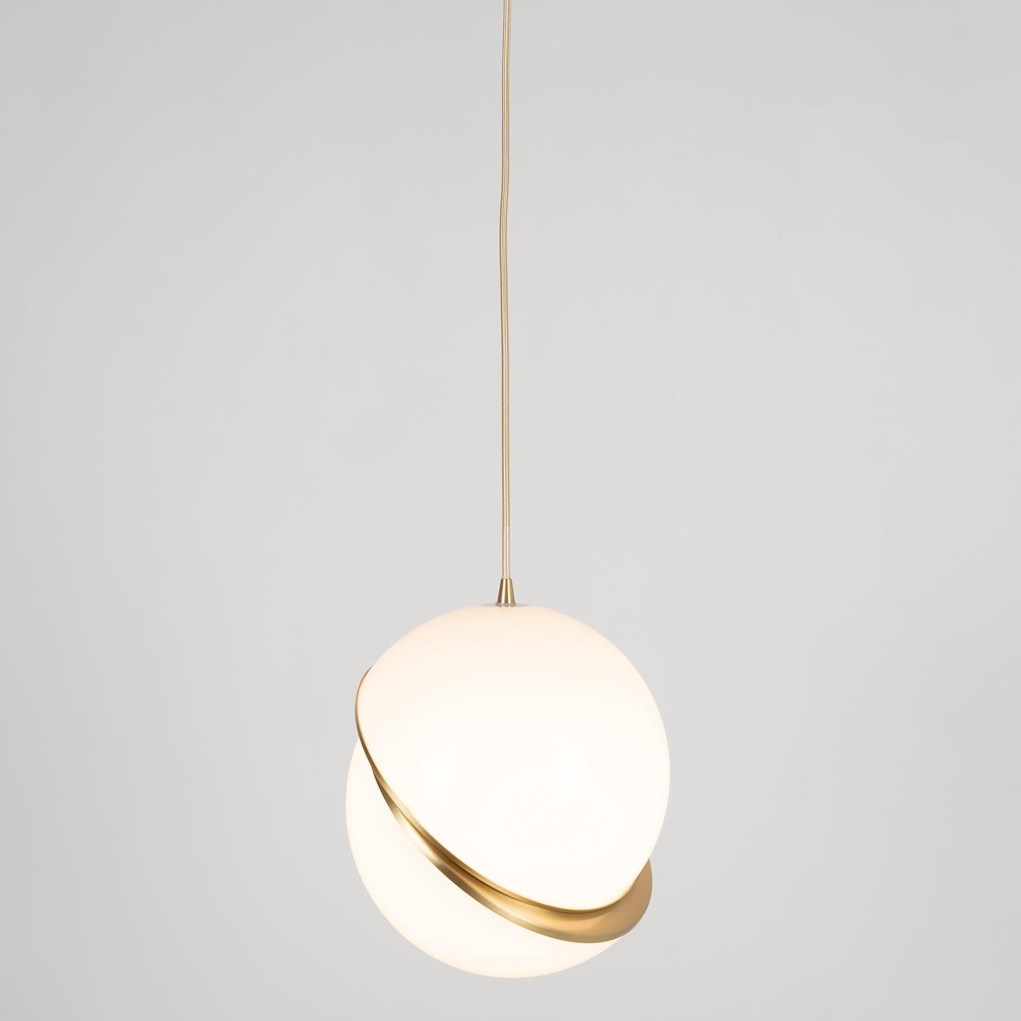 crescent pendant lamp