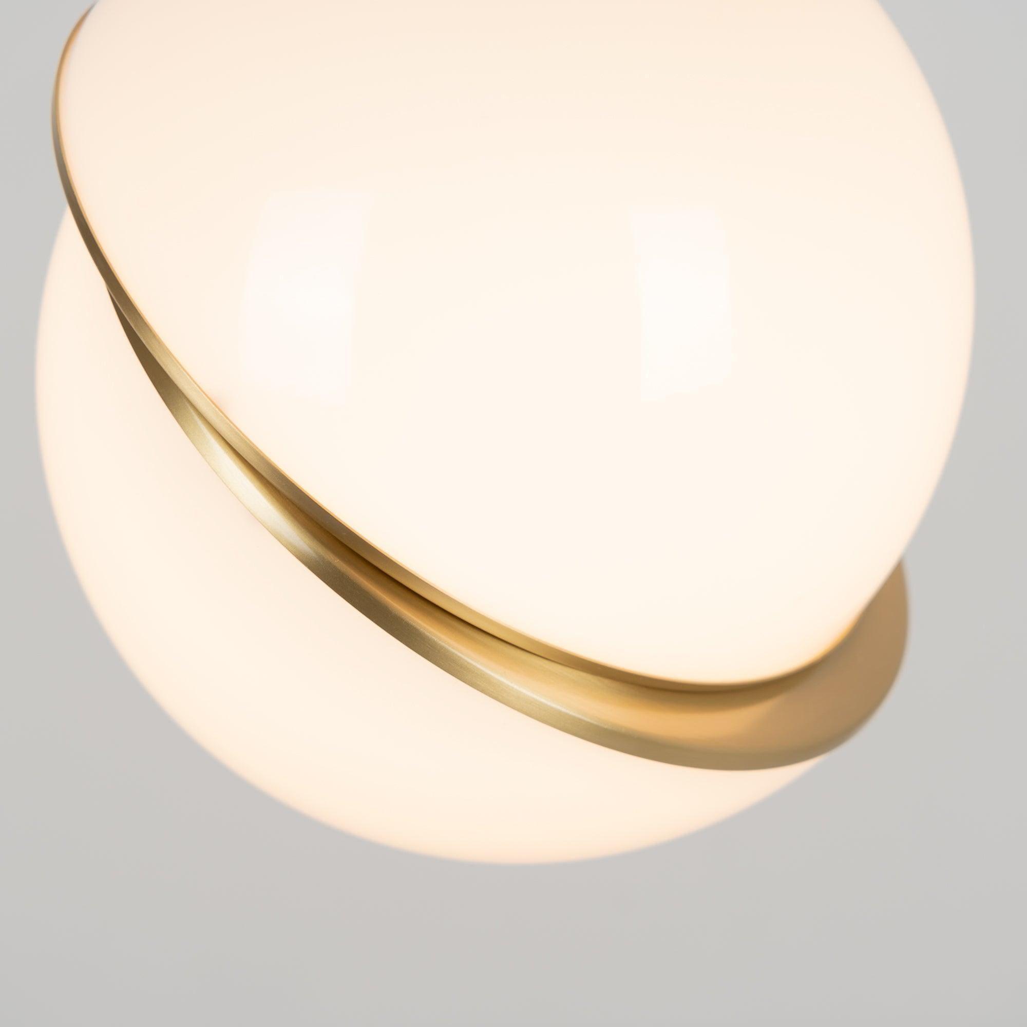 crescent pendant lamp