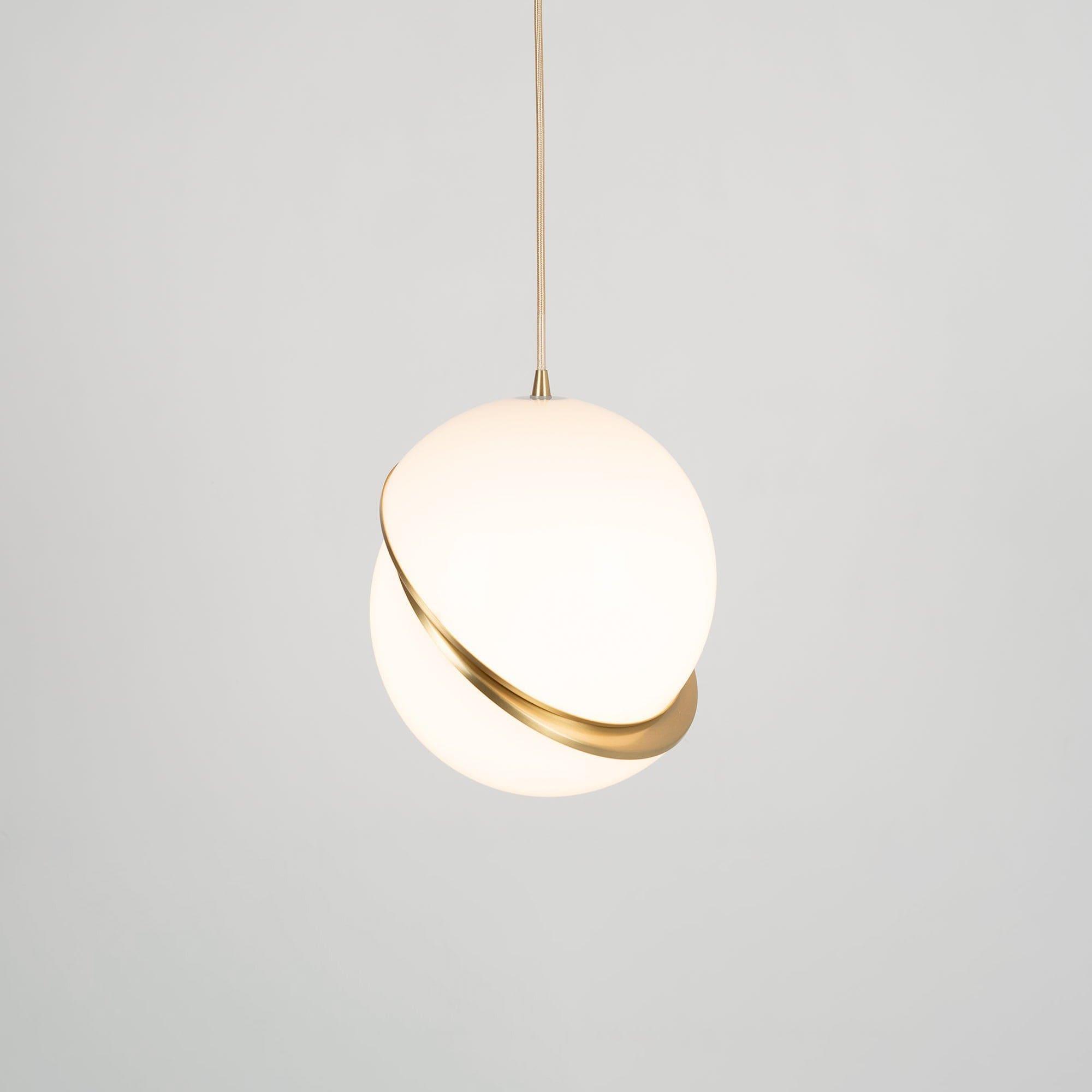 crescent pendant lamp