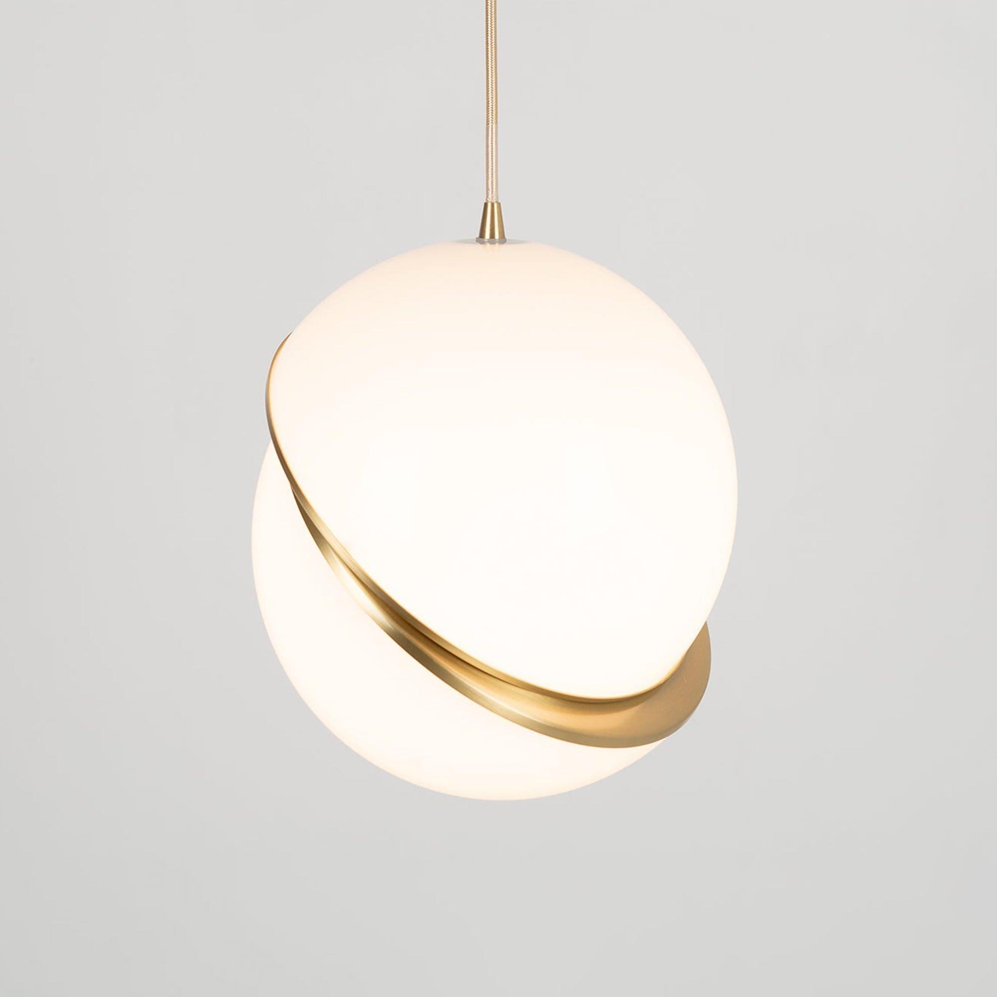 crescent pendant lamp