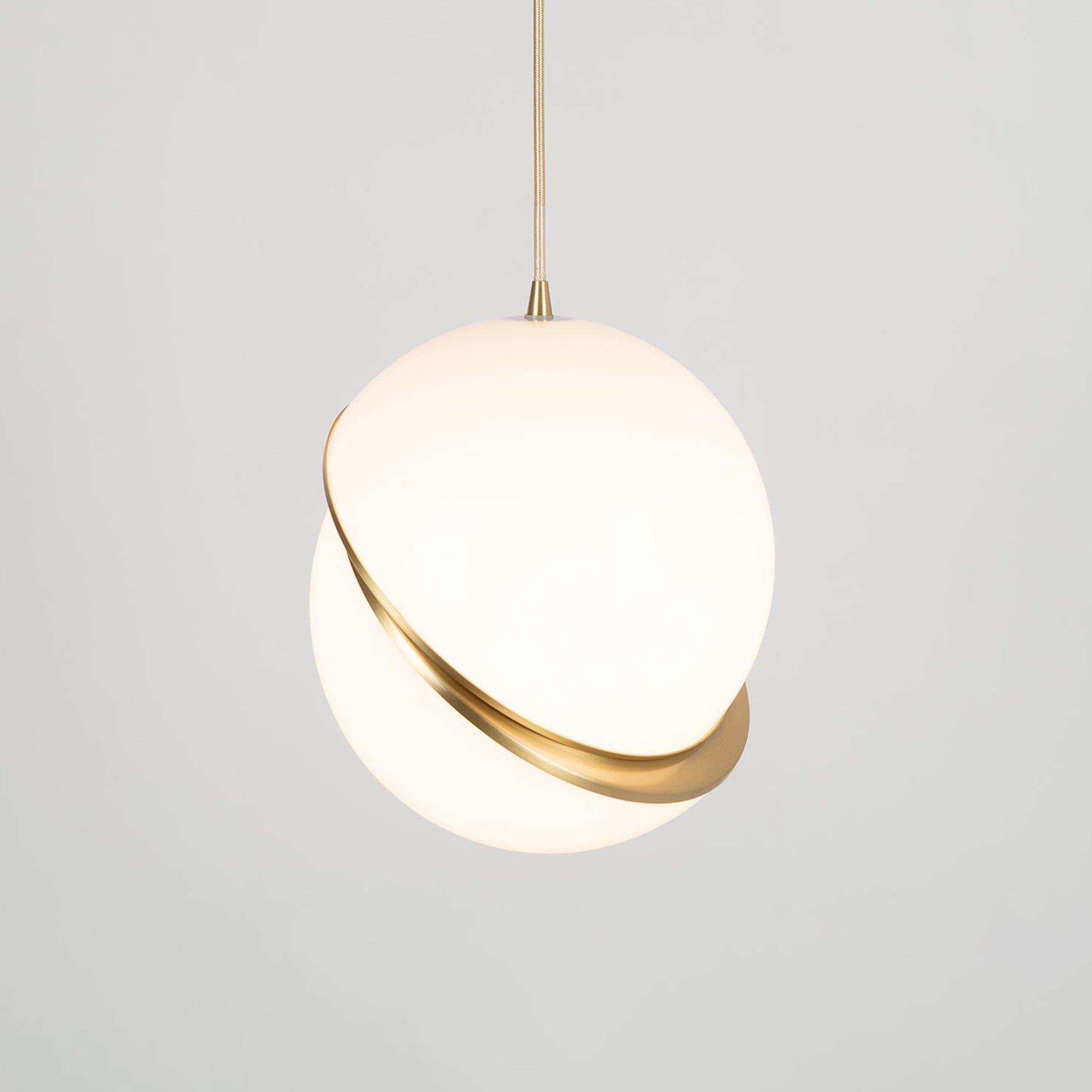 crescent pendant lamp