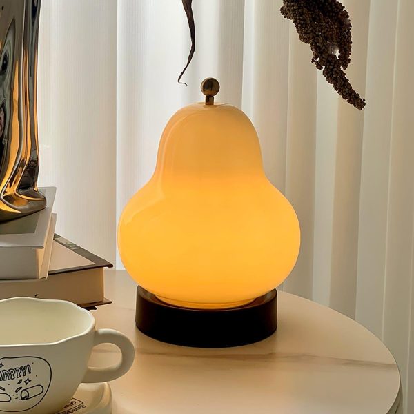 cute pear table lamp