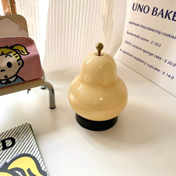 cute pear table lamp