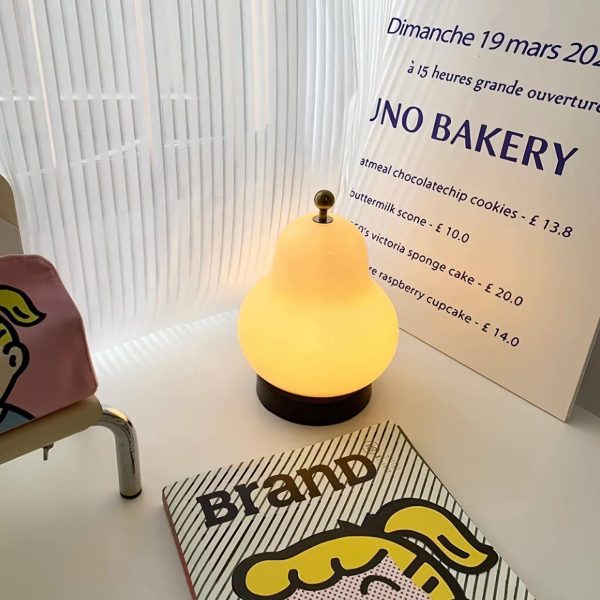 cute pear table lamp