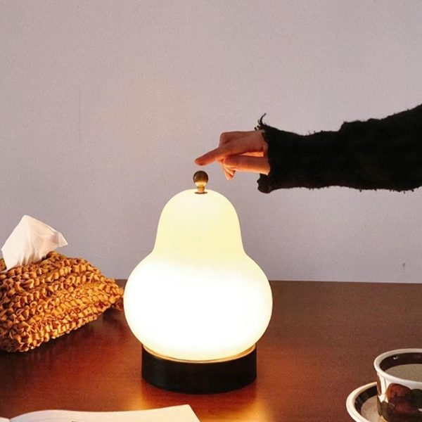 cute pear table lamp