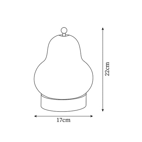 Cute_Pear_Table_Lamp_size