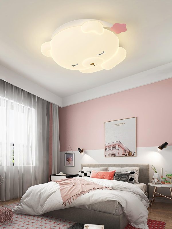 cute sleepy bear ceiling lamp