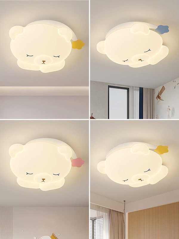 cute sleepy bear ceiling lamp