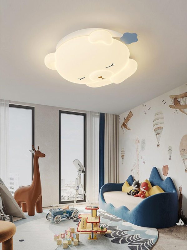 cute sleepy bear ceiling lamp