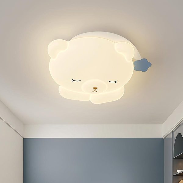 cute sleepy bear ceiling lamp