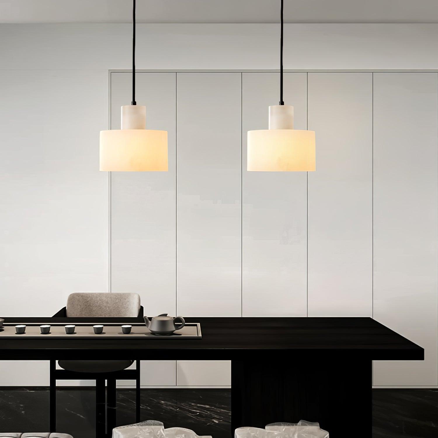 cyls alabaster pendant lamp