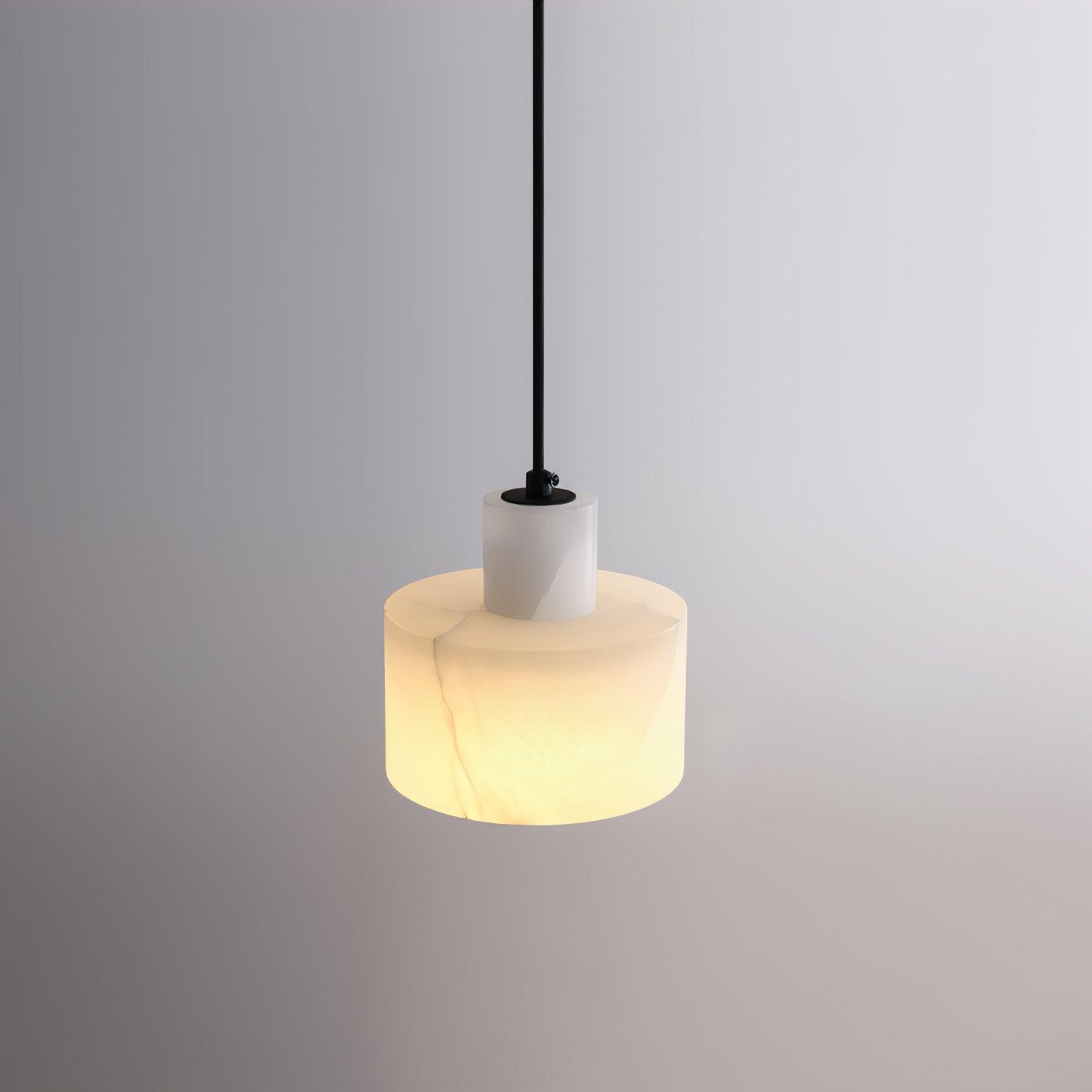 cyls alabaster pendant lamp