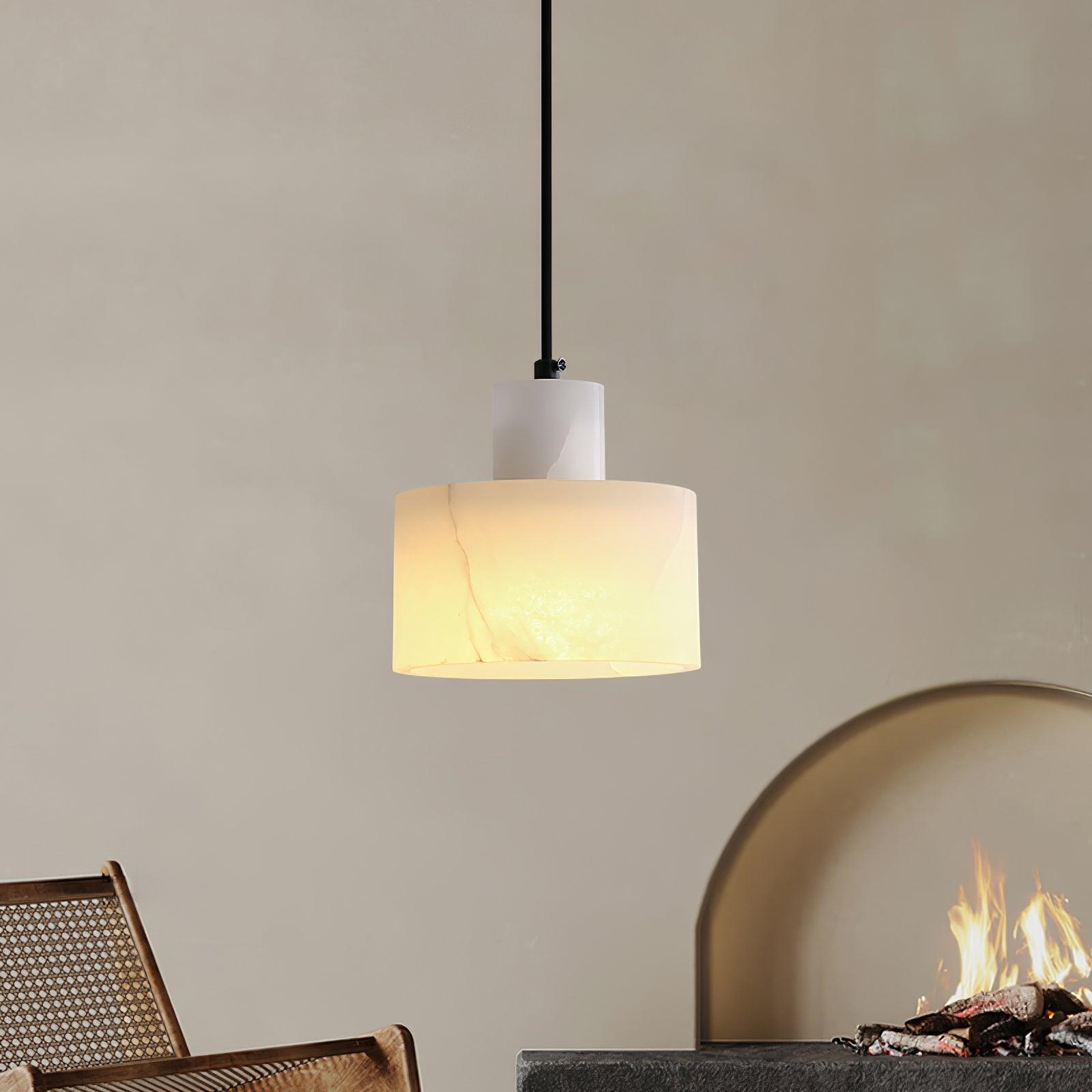 cyls alabaster pendant lamp