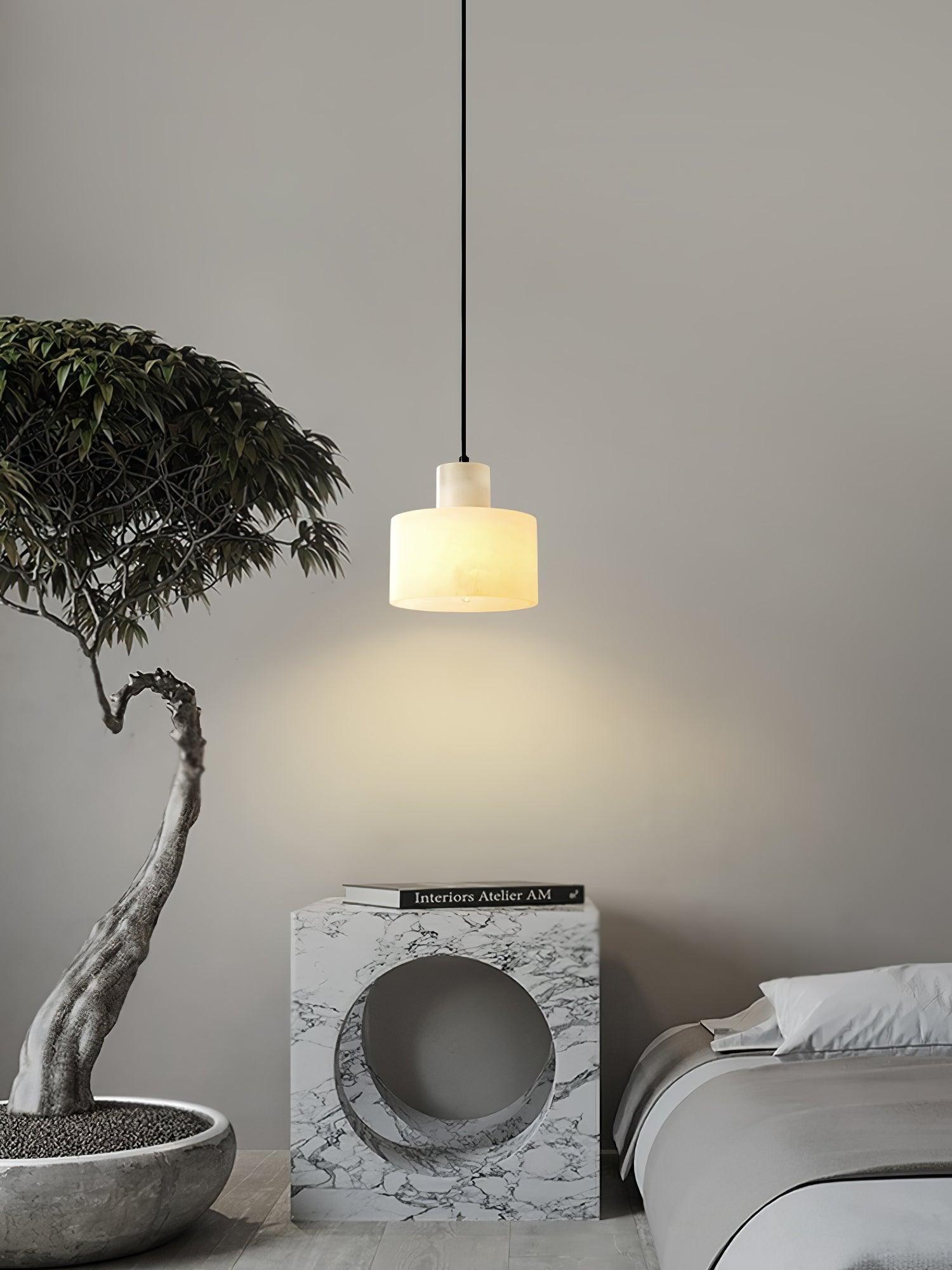 cyls alabaster pendant lamp