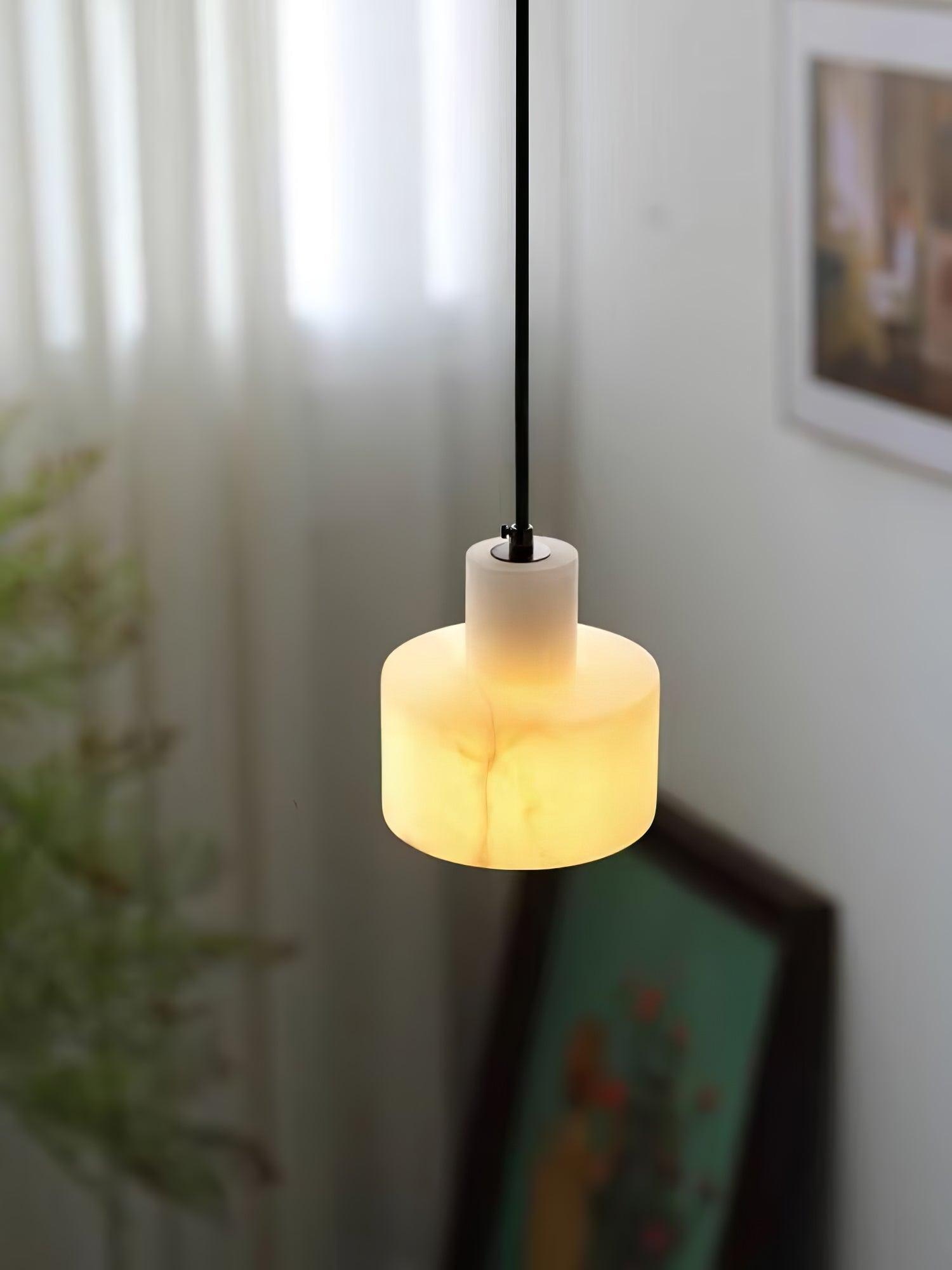 cyls alabaster pendant lamp