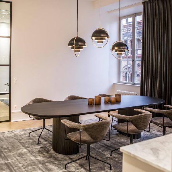 deformed ball pendant light