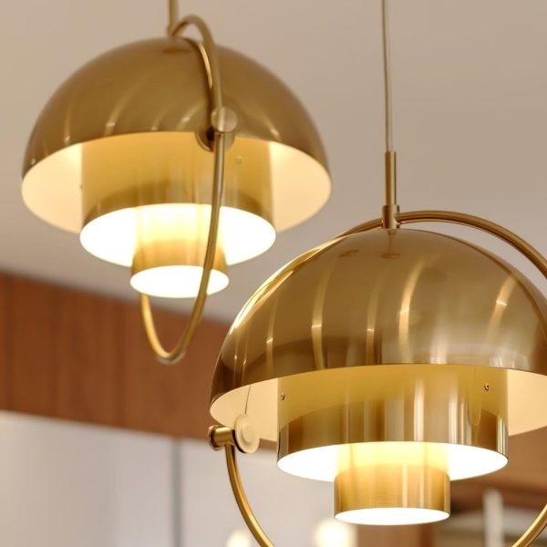 deformed ball pendant light