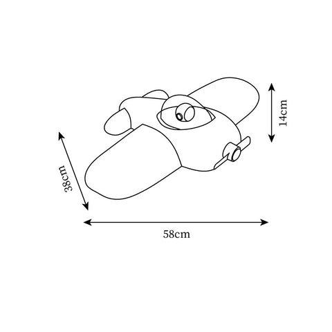 Dream_Aircraft_Ceiling_Lamp_size