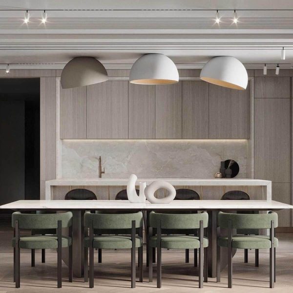 duo slanted ceiling lamp