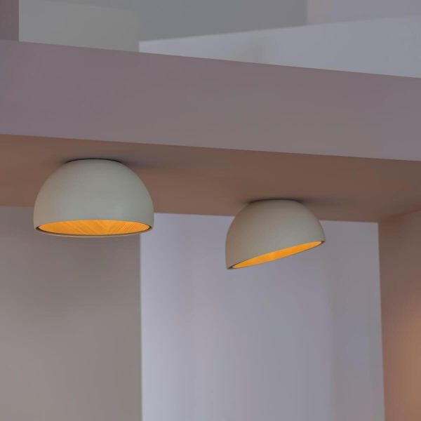 duo slanted ceiling lamp