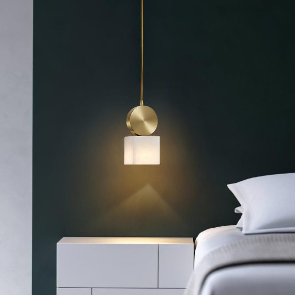 etruscan alabaster pendant light