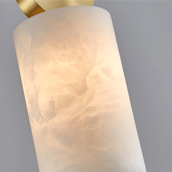 etruscan alabaster pendant light