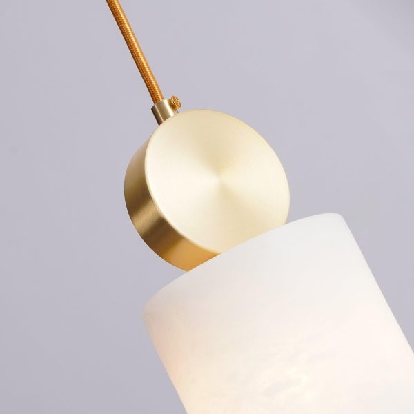 etruscan alabaster pendant light