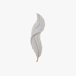 feather wall lamp