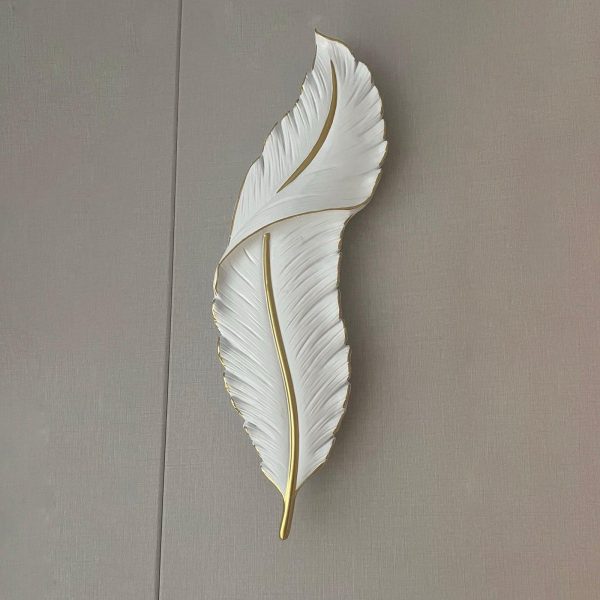 feather wall lamp