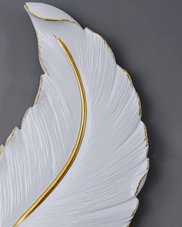 feather wall lamp