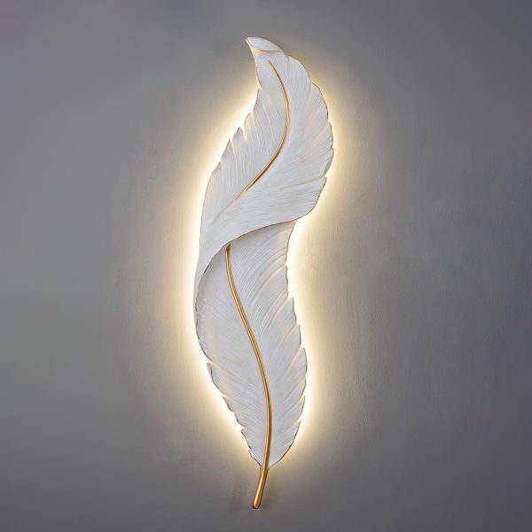 feather wall lamp
