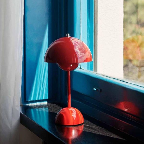 flowerpot charging table lamp