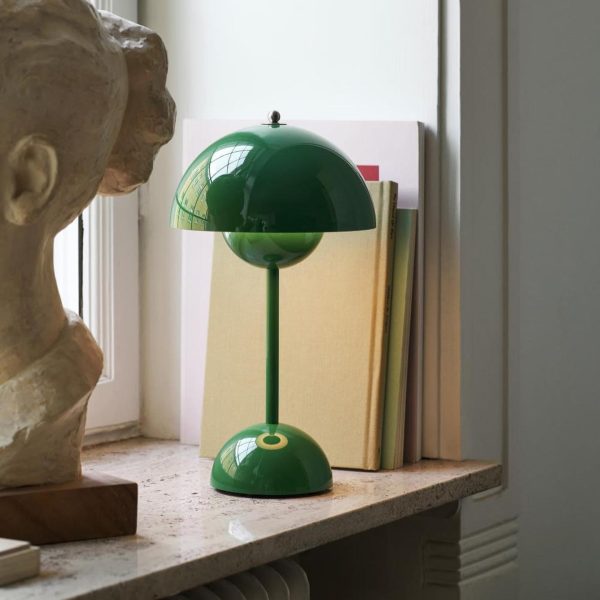 flowerpot charging table lamp
