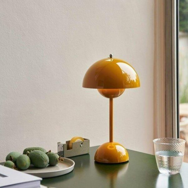 flowerpot charging table lamp
